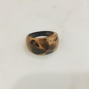 Carved Wood Ring